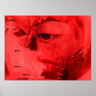 Poster MarkyArt PL#1030319 la grande hérésie Baudelaire