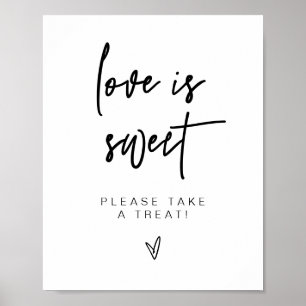 Poster MARLO Bold L'amour contemporain est doux Treat Fav