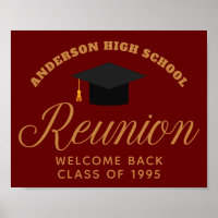 Maroon Gold High School Réunion sur mesure Bienven