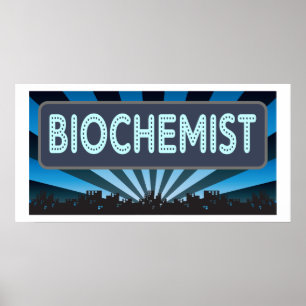 Poster Marquee biochimiste
