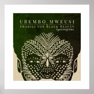 Poster Marques faciales tribales