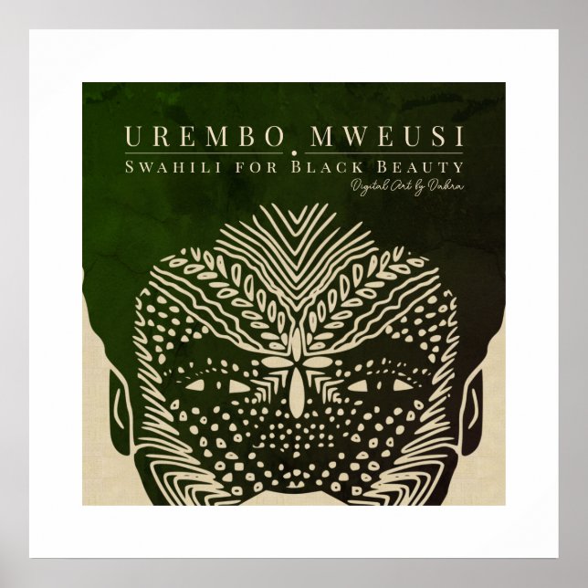 Poster Marques faciales tribales (Devant)