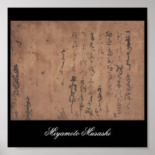 Poster Marquez avec des lettres écrit par Miyamoto