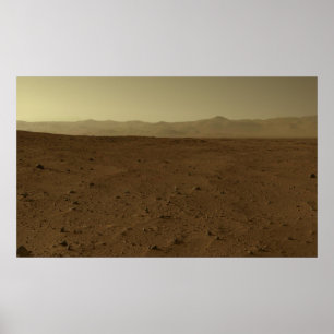 Poster Mars Horizon via Curiosity