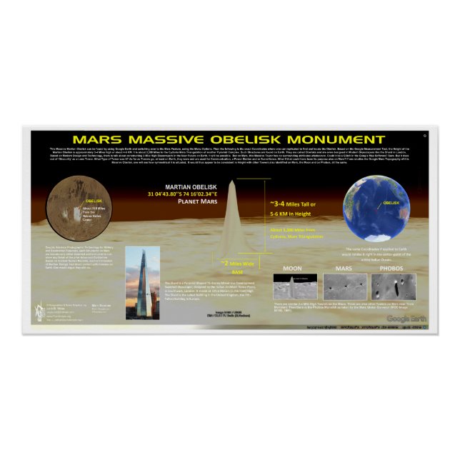 Poster Mars Obelisk (Devant)