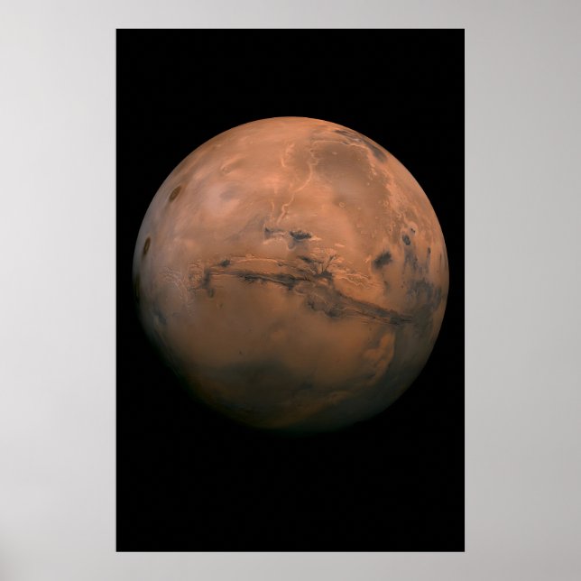 Poster Mars - Valles Marineris - NASA  Space  Astronomy (Devant)