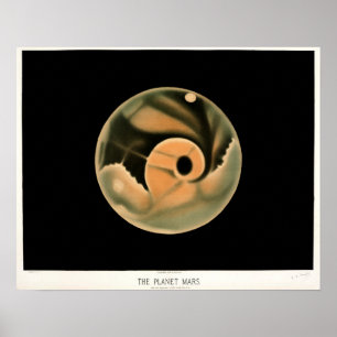 Poster Mars vintage