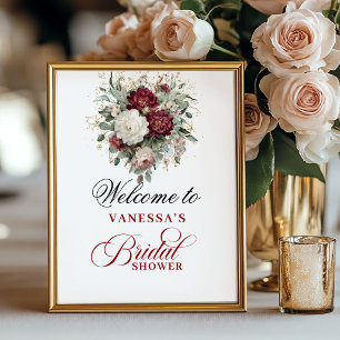 Poster Marsala Rouge Burgundy Enterrement de Vie de Jeune