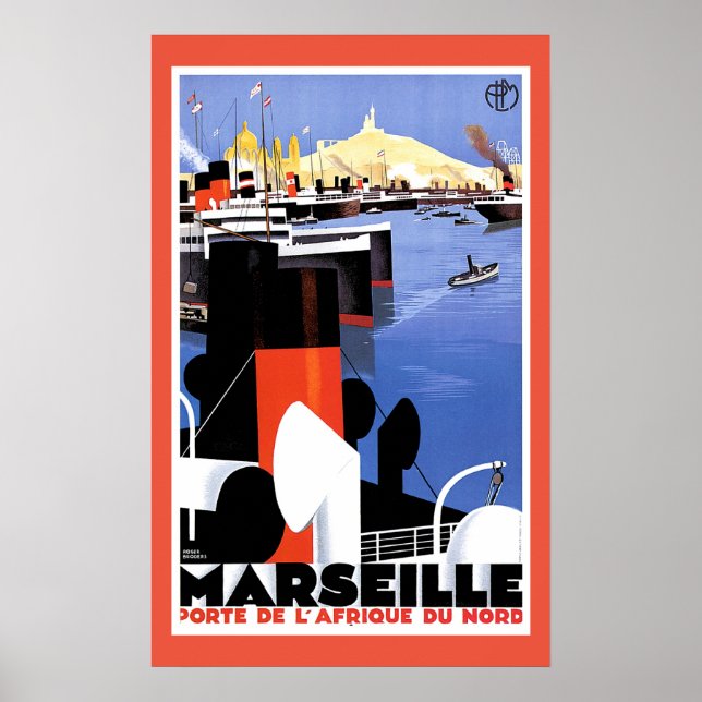 Poster Marseille Porte De L'Afrique (Devant)
