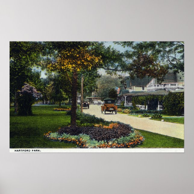Poster Martha's Vineyard, Vue sur Hartford Park (Devant)