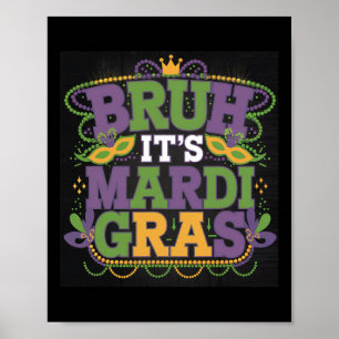 Poster Marti Gras Perles Costume Nardi Gr Dans Mon Mardi