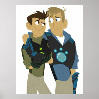 Poster Martin et Chris Kratt Wild Kratts