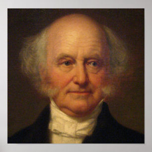 Poster Martin Van Buren 8e Président
