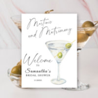 Martini douche nuptiale Bienvenue