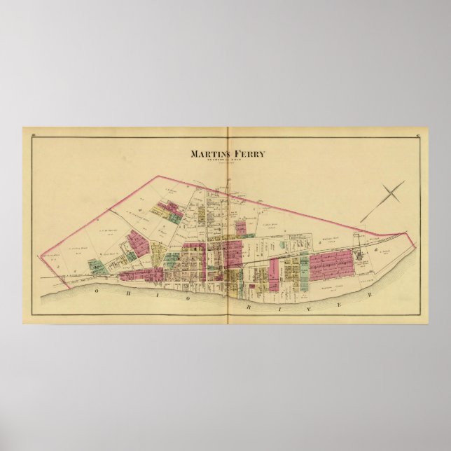 Poster Martin's Ferry (Devant)