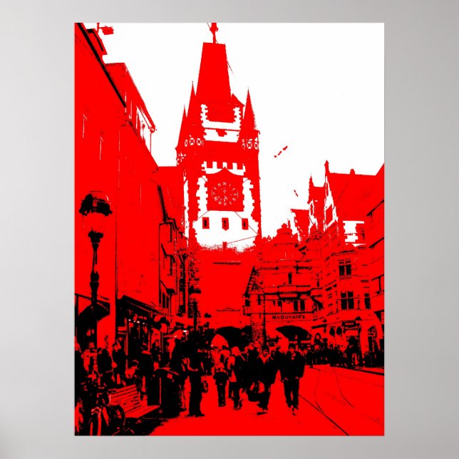 Poster Martinstor rouge (Devant)