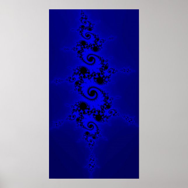 Poster Marvel bleu (Devant)