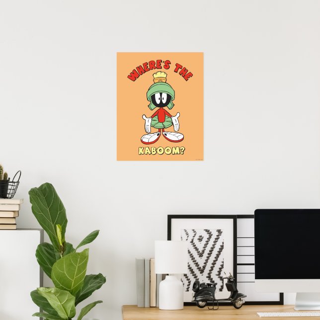 Poster MARVIN LE MARTIAN™ Où est le Kaboom ? (Bureau à domicile)