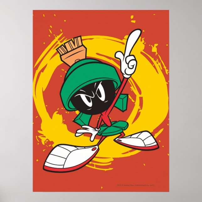 Poster Marvin pointe vers le haut (Devant)