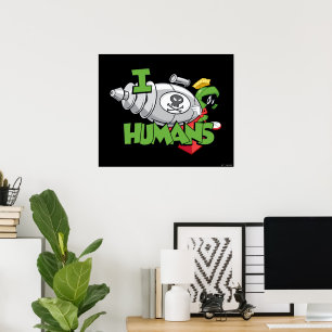 Poster MARVIN THE MARTIAN™ I Laser Humains