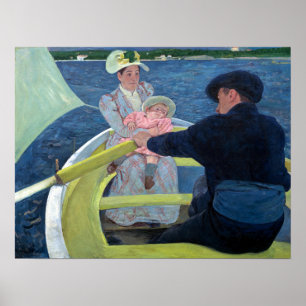 Poster Mary Cassatt La Fête De Bateau