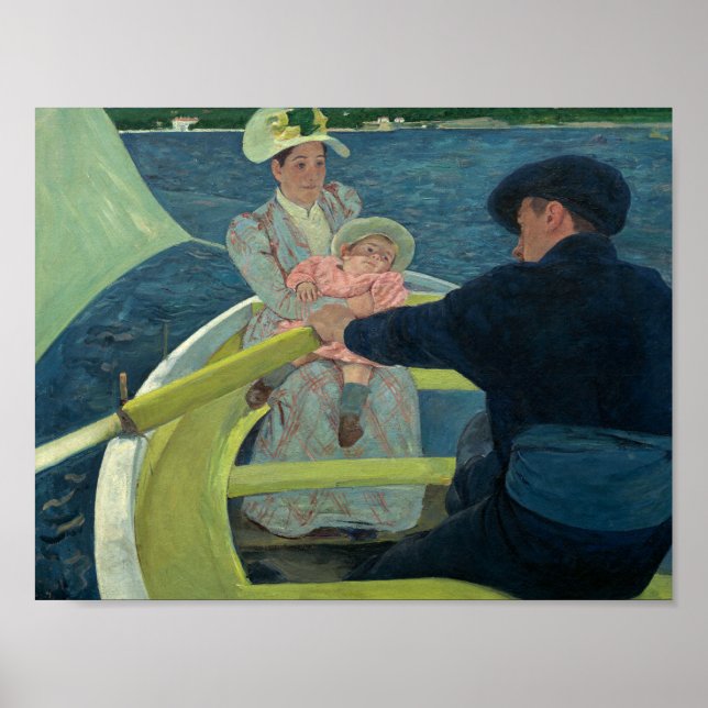Poster Mary Cassatt - La fête de la navigation (Devant)