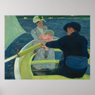 Poster Mary Cassatt La Partie de Voile Art Impressionnist