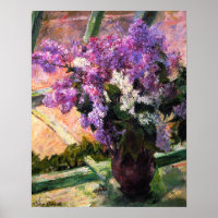 Poster Mary Cassatt Lilacs