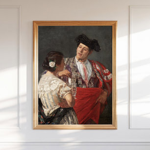 Poster Mary Cassatt Panal au Vintage des Bullfighter