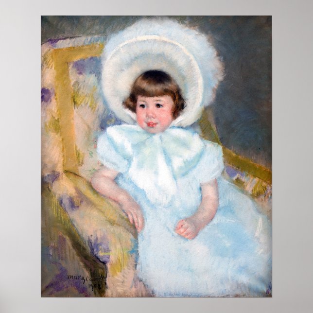 Poster Mary Cassatt - Portrait Louise-Aurore Villeboeuf (Devant)