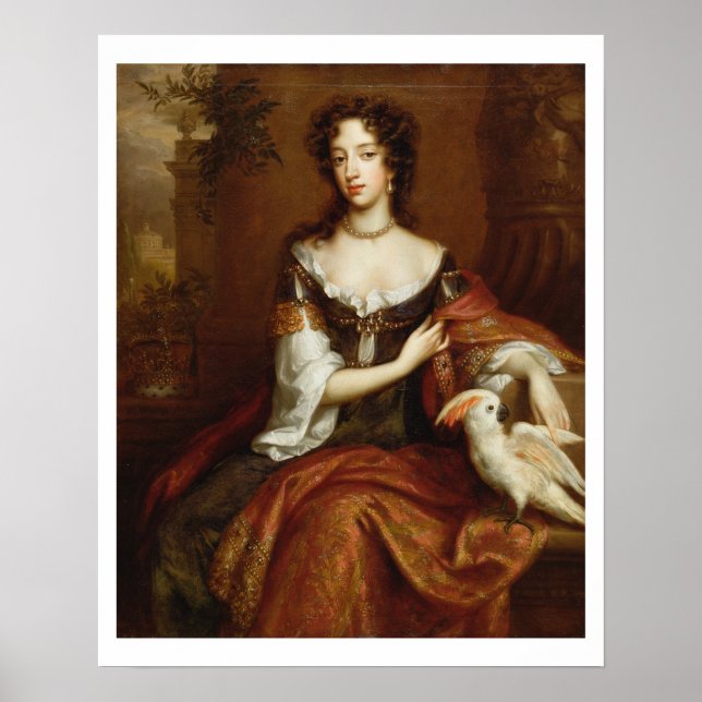 Poster Mary de Modène (1658-1718), c.1685 (huile sur toil (Devant)