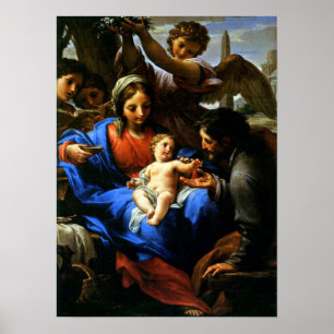 Poster Mary, Jésus, et Joseph - vol à l'affiche de