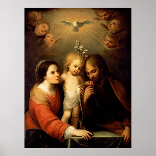 Poster Mary, Jesus & Joseph (Devant)