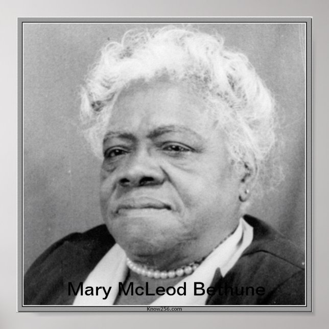 Poster Mary McLeod Bethune (Devant)