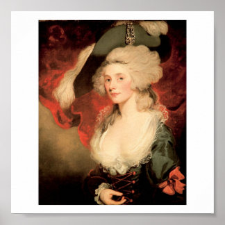 Poster Mary Robinson comme Perdita par John Hoppner 1758 