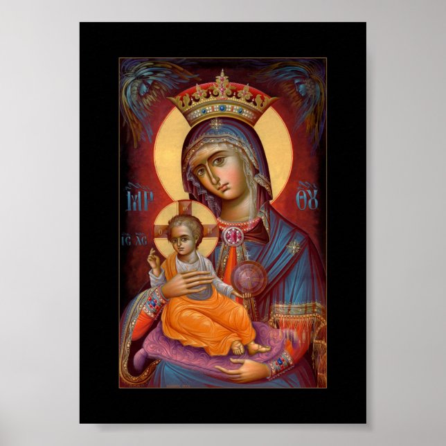 Poster Mary - Theotokos (Devant)