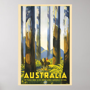 Poster Marysville Victoria Australie Voyage Ancien