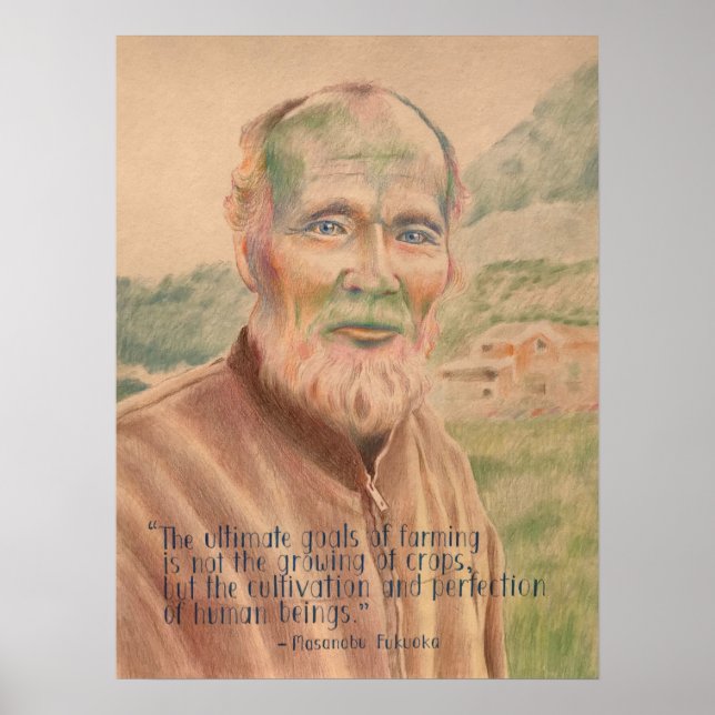 Poster Masanobu Fukuoka (Devant)