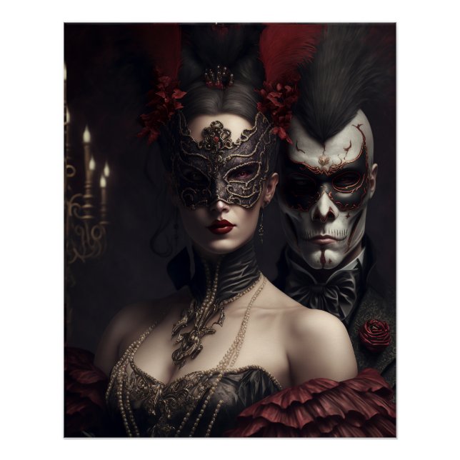 Poster Mascarade de balle. (Devant)