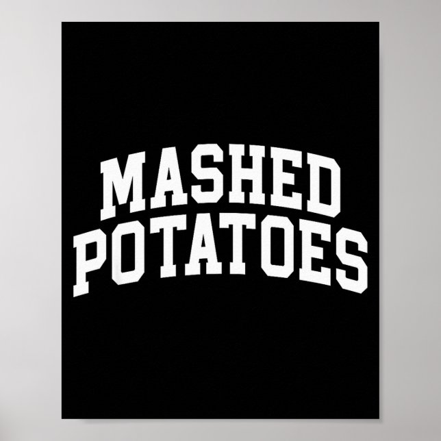 Poster Mashed Potatoes Thanksgiving, Potatoes Thanksgivin (Devant)