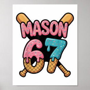 Poster Mason 67 Glace Dégoulinant Vendre 