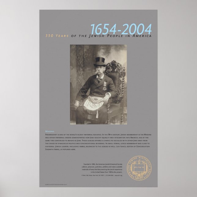 Poster Masons (Devant)