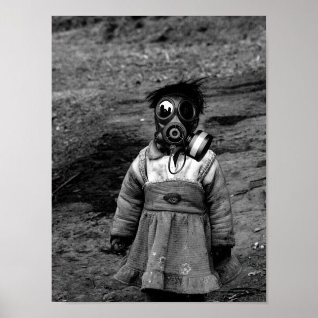 Poster masque à gaz (Devant)