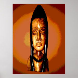 POSTER MASQUE AFRICAIN