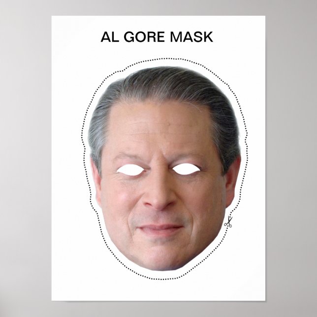 Poster Masque Al Gore (Devant)