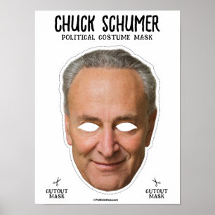 Poster Masque costume Chuck Schumer