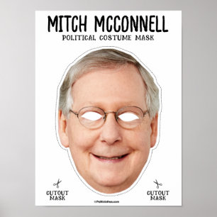 Poster Masque Costume Mitch Mcconnell