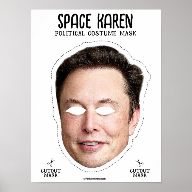 Poster Masque Costume Space Karen (Devant)