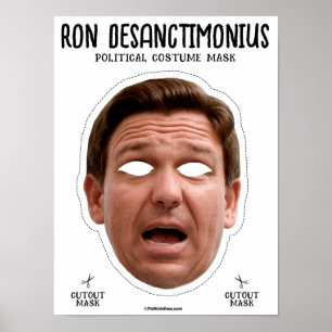 Poster Masque de costume Ron Desanctimonious