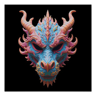 Poster Masque de dragon Aurora